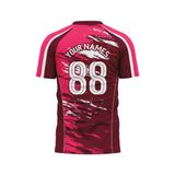 Custom Design and Manufacturing Football Kit Sports crew neck short sleeves sublimation printing pattern Brush Polyester-Spandex blend 4-way stretch OEM/ODM Low MOQ
