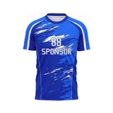 Custom Design and Manufacturing Football Kit Sports crew neck short sleeves sublimation printing pattern Brush Polyester-Spandex blend 4-way stretch OEM/ODM Low MOQ