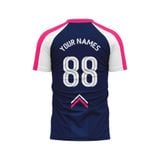 Custom Design and Manufacturing Football Kit Sports crew neck short sleeves sublimation printing pattern Sports Năng Động Polyester-Spandex blend 4-way stretch OEM/ODM Low MOQ