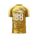 Custom Design and Manufacturing Football Kit Sports crew neck short sleeves sublimation printing pattern Brush Polyester-Spandex blend 4-way stretch OEM/ODM Low MOQ