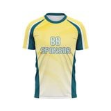 Custom Design and Manufacturing Football Kit Sports crew neck short sleeves sublimation printing gradient pattern Dots Polyester-Spandex blend 4-way stretch OEM/ODM Low MOQ