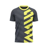 Custom Design and Manufacturing Sports T-Shirt Running crew neck short sleeves sublimation printing pattern Diagonal Stripes Polyester-Spandex blend 4-way stretch OEM/ODM Low MOQ