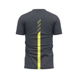 Custom Design and Manufacturing Sports T-Shirt Running crew neck short sleeves sublimation printing pattern Diagonal Stripes Polyester-Spandex blend 4-way stretch OEM/ODM Low MOQ