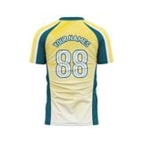 Custom Design and Manufacturing Football Kit Sports crew neck short sleeves sublimation printing gradient pattern Dots Polyester-Spandex blend 4-way stretch OEM/ODM Low MOQ