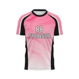 Custom Design and Manufacturing Football Kit Sports crew neck short sleeves sublimation printing gradient pattern Dots Polyester-Spandex blend 4-way stretch OEM/ODM Low MOQ