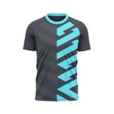 Custom Design and Manufacturing Sports T-Shirt Running crew neck short sleeves sublimation printing pattern Diagonal Stripes Polyester-Spandex blend 4-way stretch OEM/ODM Low MOQ