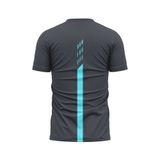 Custom Design and Manufacturing Sports T-Shirt Running crew neck short sleeves sublimation printing pattern Diagonal Stripes Polyester-Spandex blend 4-way stretch OEM/ODM Low MOQ
