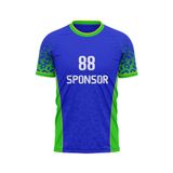 Custom Design and Manufacturing Football Kit Sports crew neck short sleeves sublimation printing pattern Leopard Print Polyester-Spandex blend 4-way stretch OEM/ODM Low MOQ