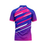 Custom Design and Manufacturing Polo Shirt Sportswear Pickleball & Tennis polo collar short sleeves sublimation printing pattern sports Polyester-Spandex blend 4-way stretch OEM/ODM Low MOQ