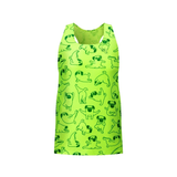 Custom Design and Manufacturing Tank Top Sportswear Running Bonding Seamless sublimation printing pattern Pug Polyester-Spandex blend 4-way stretch OEM/ODM Low MOQ