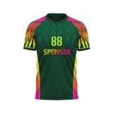 Custom Design and Manufacturing Football Kit Sports crew neck short sleeves sublimation printing pattern Wings Polyester-Spandex blend 4-way stretch OEM/ODM Low MOQ