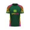 Custom Design and Manufacturing Football Kit Sports crew neck short sleeves sublimation printing pattern Wings Polyester-Spandex blend 4-way stretch OEM/ODM Low MOQ