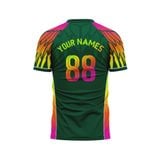Custom Design and Manufacturing Football Kit Sports crew neck short sleeves sublimation printing pattern Wings Polyester-Spandex blend 4-way stretch OEM/ODM Low MOQ