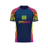 Custom Design and Manufacturing Football Kit Sports crew neck short sleeves sublimation printing pattern Wings Polyester-Spandex blend 4-way stretch OEM/ODM Low MOQ