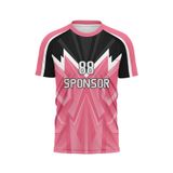 Custom Design and Manufacturing Football Kit Sports crew neck short sleeves sublimation printing pattern Thunder Polyester-Spandex blend 4-way stretch OEM/ODM Low MOQ