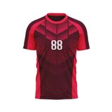Custom Design and Manufacturing Football Kit Sports crew neck short sleeves sublimation printing pattern Diagonal Lines Polyester-Spandex blend 4-way stretch OEM/ODM Low MOQ