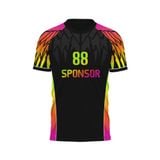Custom Design and Manufacturing Football Kit Sports crew neck short sleeves sublimation printing pattern Wings Polyester-Spandex blend 4-way stretch OEM/ODM Low MOQ