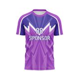 Custom Design and Manufacturing Football Kit Sports crew neck short sleeves sublimation printing pattern Thunder Polyester-Spandex blend 4-way stretch OEM/ODM Low MOQ