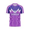 Custom Design and Manufacturing Football Kit Sports crew neck short sleeves sublimation printing pattern Thunder Polyester-Spandex blend 4-way stretch OEM/ODM Low MOQ