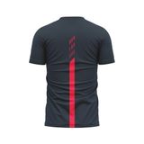Custom Design and Manufacturing Sports T-Shirt Running crew neck short sleeves sublimation printing pattern Arrow Pattern Polyester-Spandex blend 4-way stretch OEM/ODM Low MOQ