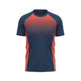 Custom Design and Manufacturing T-Shirt Thời trang Training Running crew neck short sleeves sublimation printing pattern Polyester-Spandex blend 4-way stretch OEM/ODM Low MOQ