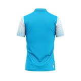 Custom Design and Manufacturing Polo Shirt Uniform Sports polo collar short sleeves sublimation printing pattern Logo Green White Polyester-Spandex blend 4-way stretch OEM/ODM Low MOQ