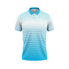Custom Design and Manufacturing Polo Shirt Uniform Sports polo collar short sleeves sublimation printing pattern Logo Green White Polyester-Spandex blend 4-way stretch OEM/ODM Low MOQ