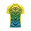 Custom Design and Manufacturing Sports T-Shirt Running crew neck short sleeves sublimation printing pattern Tiger Stripes Polyester-Spandex blend 4-way stretch OEM/ODM Low MOQ
