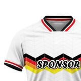 Custom Design and Manufacturing Football Kit Sports crew neck short sleeves sublimation printing pattern Style Germany Polyester-Spandex blend 4-way stretch OEM/ODM Low MOQ