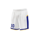 Custom Design and Manufacturing Football Kit Sports crew neck short sleeves sublimation printing pattern Retro white Polyester-Spandex blend 4-way stretch OEM/ODM Low MOQ
