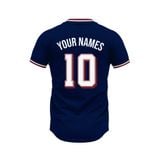 Custom Design and Manufacturing Football Kit Sports crew neck short sleeves sublimation printing pattern Green Navy Combined with Red Polyester-Spandex blend 4-way stretch OEM/ODM Low MOQ