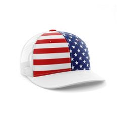 Nón Thể Thao Thiết Kế Riêng - Họa Tiết Quốc Kỳ Mỹ NTTK14