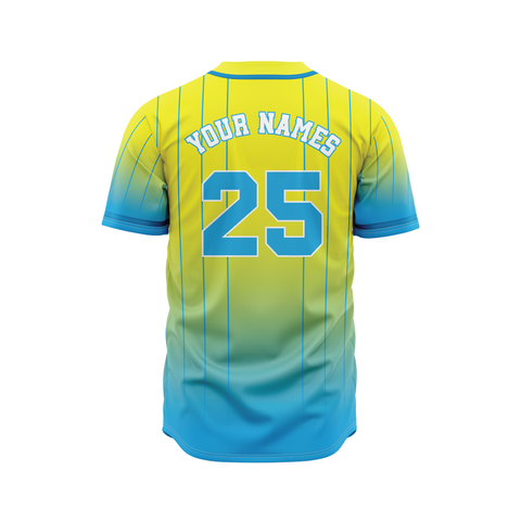 Áo Thun Thể Thao Phong Cách Bóng Chày - Họa Tiết Ombre BC08