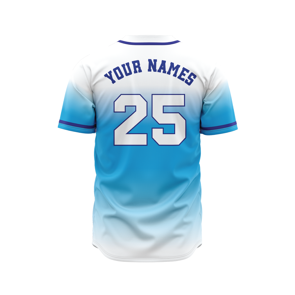 Áo Thun Thể Thao Phong Cách Bóng Chày - Họa Tiết Ombre BC07