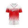 Custom Design and Manufacturing Sports T-Shirt Baseball buttoned crew neck short sleeves sublimation printing pattern Ombre BC07 Polyester-Spandex blend 4-way stretch OEM/ODM Low MOQ