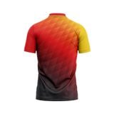 Custom Design and Manufacturing Polo Shirt Sportswear Pickleball & Tennis polo collar short sleeves sublimation printing pattern Special Color Polyester-Spandex blend 4-way stretch OEM/ODM Low MOQ