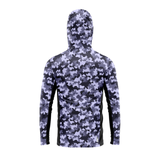 Custom Design and Manufacturing Shirt Khoác Có Mũ Sportswear Câu cá long sleeves sublimation printing camo pattern Polyester-Spandex blend 4-way stretch OEM/ODM Low MOQ