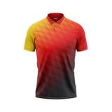 Custom Design and Manufacturing Polo Shirt Sportswear Pickleball & Tennis polo collar short sleeves sublimation printing pattern Special Color Polyester-Spandex blend 4-way stretch OEM/ODM Low MOQ