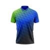 Custom Design and Manufacturing Polo Shirt Sportswear Pickleball & Tennis polo collar short sleeves sublimation printing pattern Special Color Polyester-Spandex blend 4-way stretch OEM/ODM Low MOQ