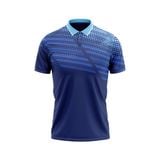 Custom Design and Manufacturing Polo Shirt Sportswear Pickleball & Tennis polo collar short sleeves sublimation printing pattern Series Polyester-Spandex blend 4-way stretch OEM/ODM Low MOQ