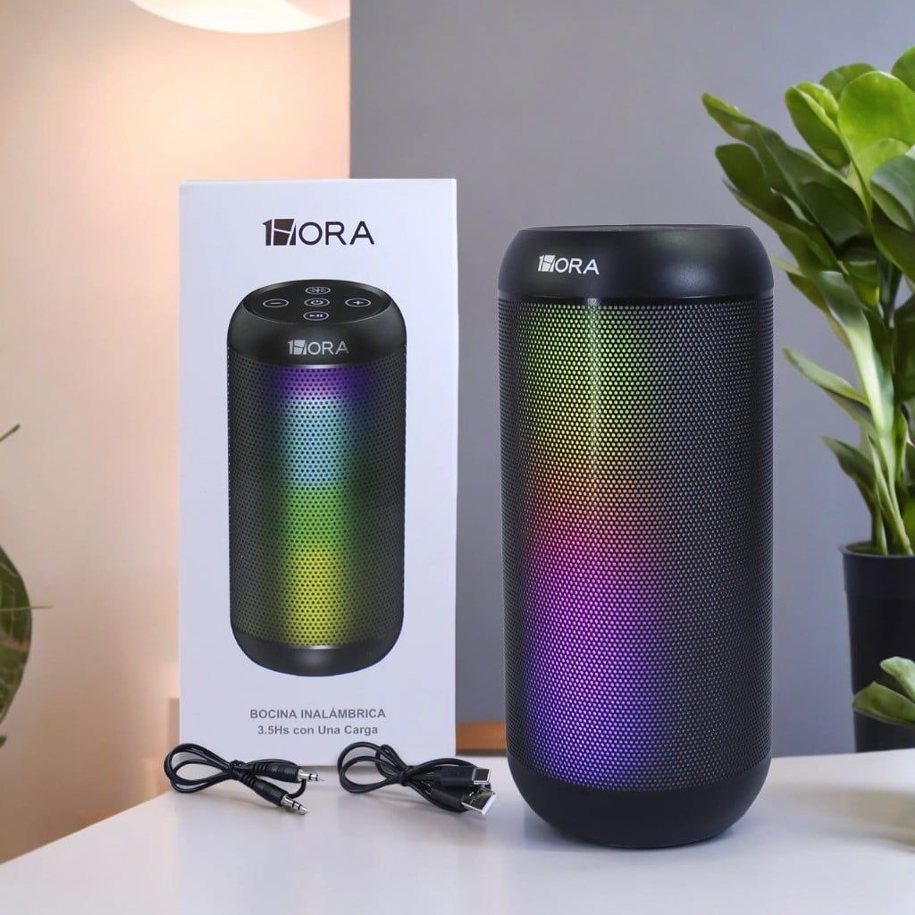 LOA BLUETOOTH HORA LED COLOR 252U