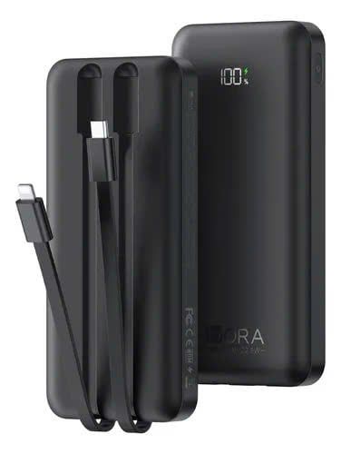 PIN DỰ PHÒNG HORA 10000mAh 22.5W - 2 ĐẦU - ĐEN - BAT101N
