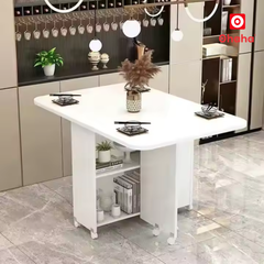 Bàn Ăn Thông Minh Gấp Gọn Kết Hợp Tủ Đựng Đồ OHAHA - BDN012