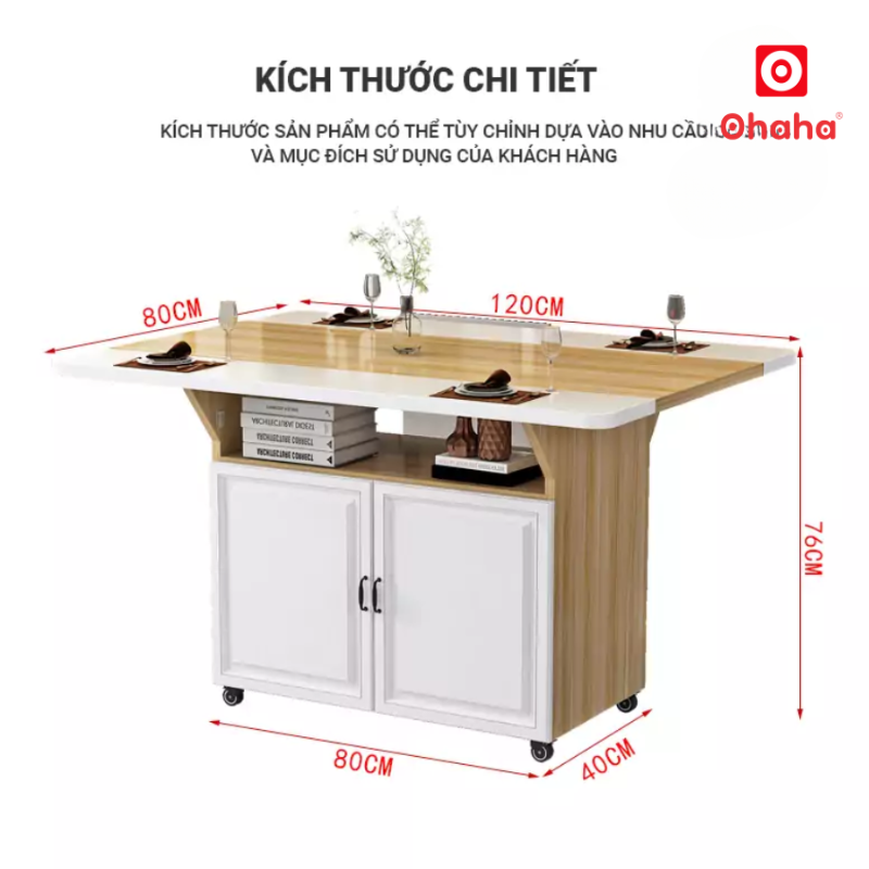 Bàn Đa Năng Xếp Gọn Đa Năng Ohaha - BDN009