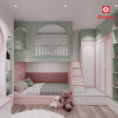 Giường tầng thông minh hiện đại OHAHA - GTTM072