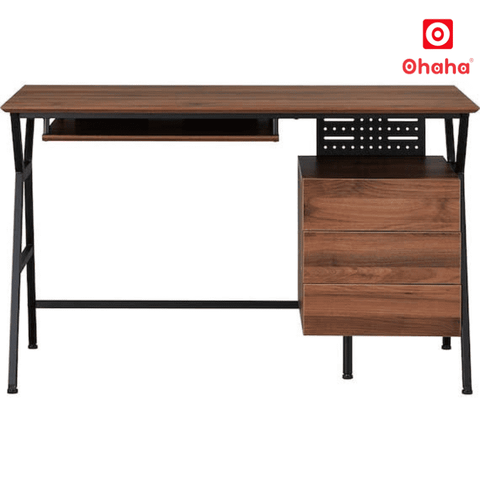 Bàn làm việc hiện đại kèm hộc tủ OHAHA - BLV029