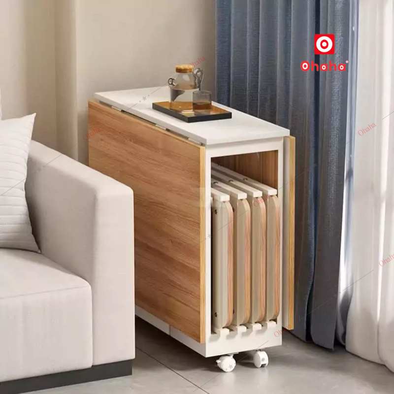 Bàn ăn gấp gọn thông minh có ghế Ohaha - BA034
