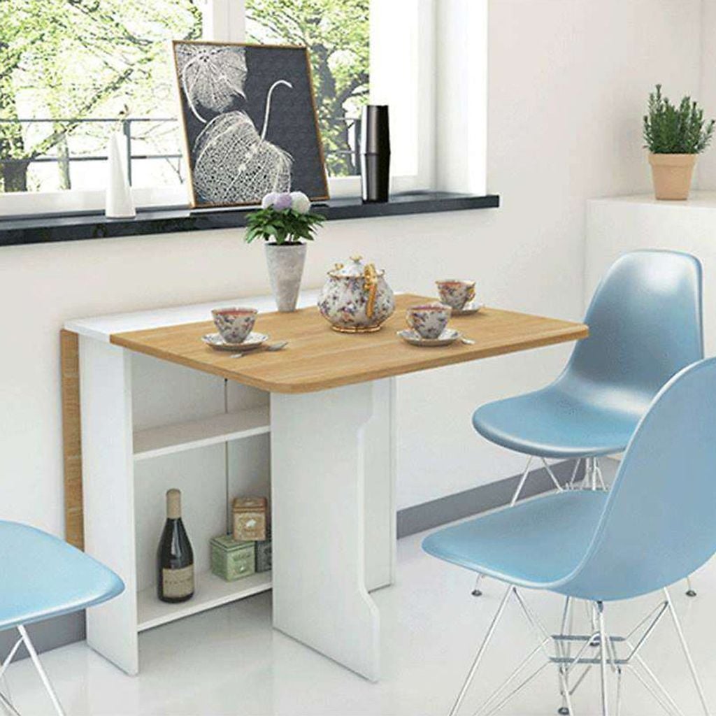 Bàn ăn gấp gọn thông minh đa năng Clus Ohaha - Có bánh xe/Không bánh xe - BA005