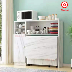 Bộ bàn ăn thông minh xếp gọn có ghế kèm hệ tủ đồ - BA011