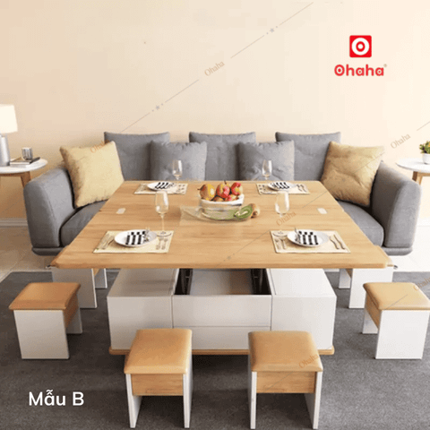 Bàn Đa Năng Xếp Gọn Đa Năng 3 Trong 1 Ohaha - BDN008